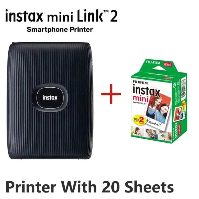Original Fujifilm Instax Mini Link 2 Drucker Instax Fotokamera Drucker für Smartphone-App Filmmaschine Neue Fujifilm Kamera
