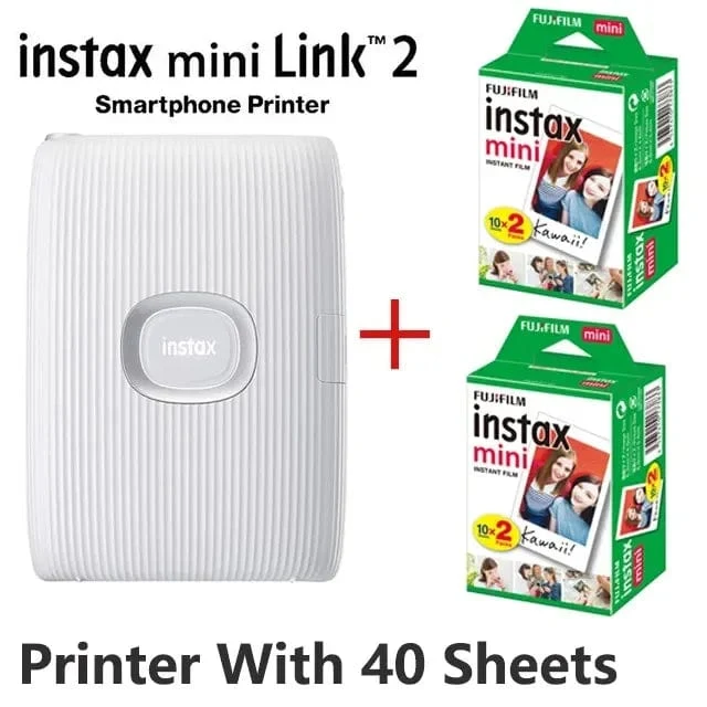 Original Fujifilm Instax Mini Link 2 Drucker Instax Fotokamera Drucker für Smartphone-App Filmmaschine Neue Fujifilm Kamera