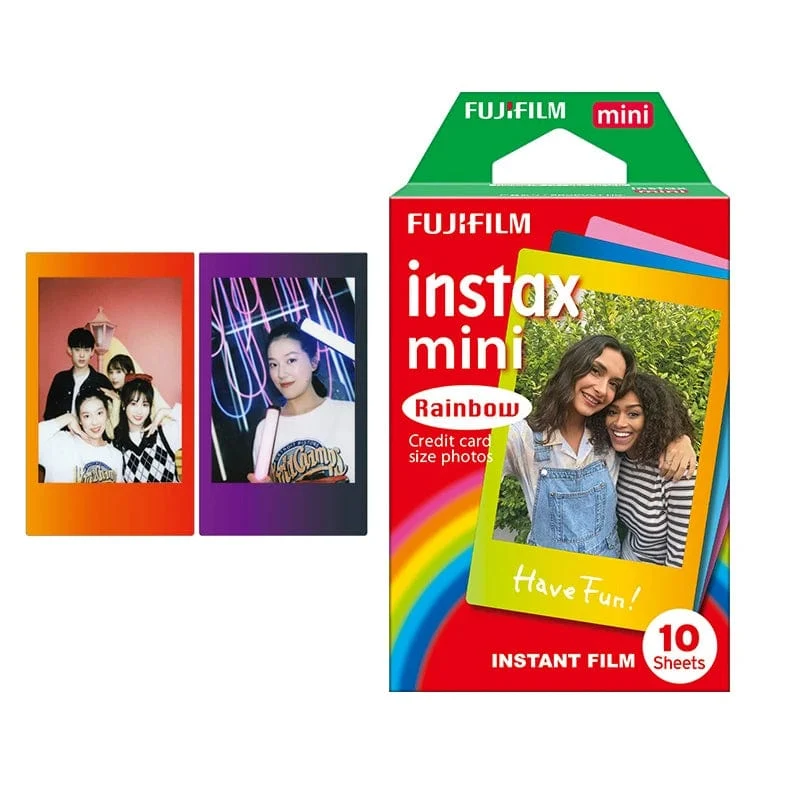 Fujifilm Instax Mini Sofortbildfilm Mini 12 11 9 8 Film 10-40 Blatt Weißer Rand 3 Zoll Film für Sofortbildkamera Mini 90 Foto Pap