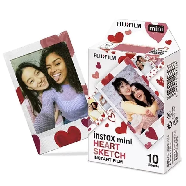 Fujifilm Instax Mini Sofortbildfilm Mini 12 11 9 8 Film 10-40 Blatt Weißer Rand 3 Zoll Film für Sofortbildkamera Mini 90 Foto Pap