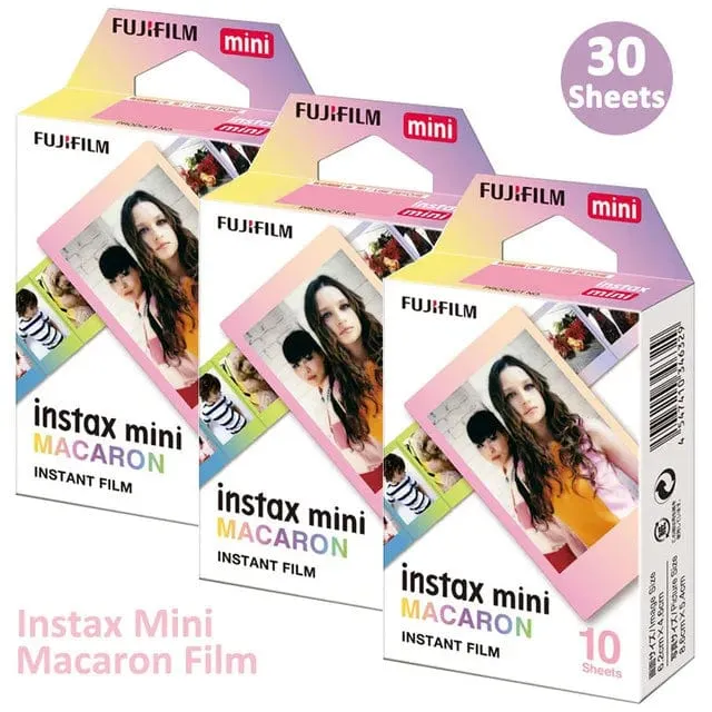 Fujifilm Instax Mini Sofortbildfilm Mini 12 11 9 8 Film 10-40 Blatt Weißer Rand 3 Zoll Film für Sofortbildkamera Mini 90 Foto Pap