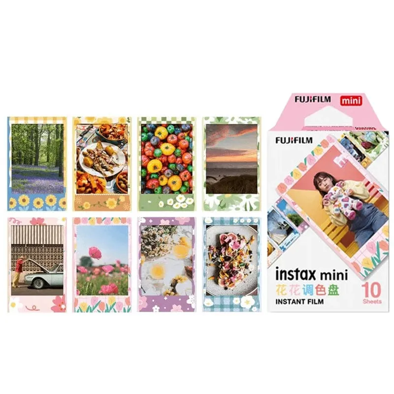 Fujifilm Instax Mini Sofortbildfilm Mini 12 11 9 8 Film 10-40 Blatt Weißer Rand 3 Zoll Film für Sofortbildkamera Mini 90 Foto Pap