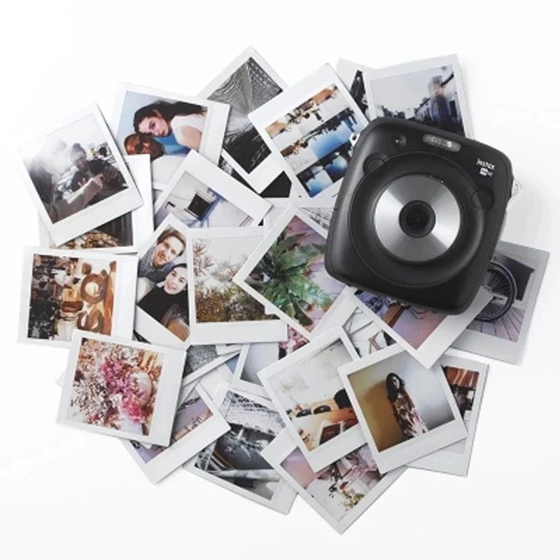 Fujifilm Instax Square White Edge Black Filme Fotopapier (10-200 Stück) für Instax SQ10 SQ6 Sofortbildkamera Share SP-3 Drucker