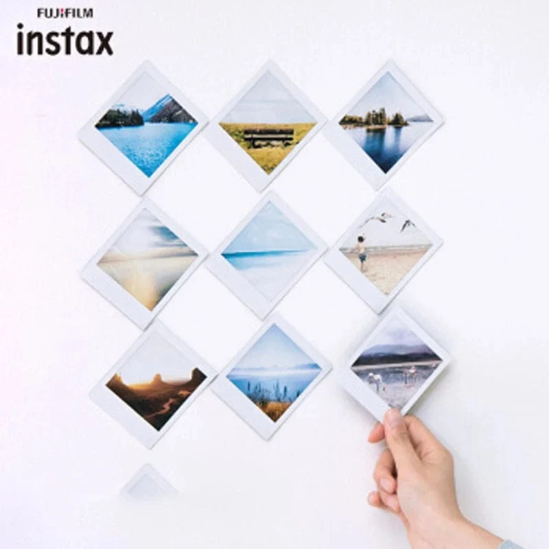 Fujifilm Instax Square White Edge Black Filme Fotopapier (10-200 Stück) für Instax SQ10 SQ6 Sofortbildkamera Share SP-3 Drucker