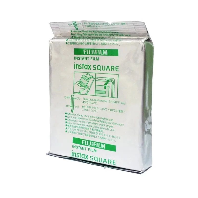 Fujifilm Instax Square White Edge Black Filme Fotopapier (10-200 Stück) für Instax SQ10 SQ6 Sofortbildkamera Share SP-3 Drucker