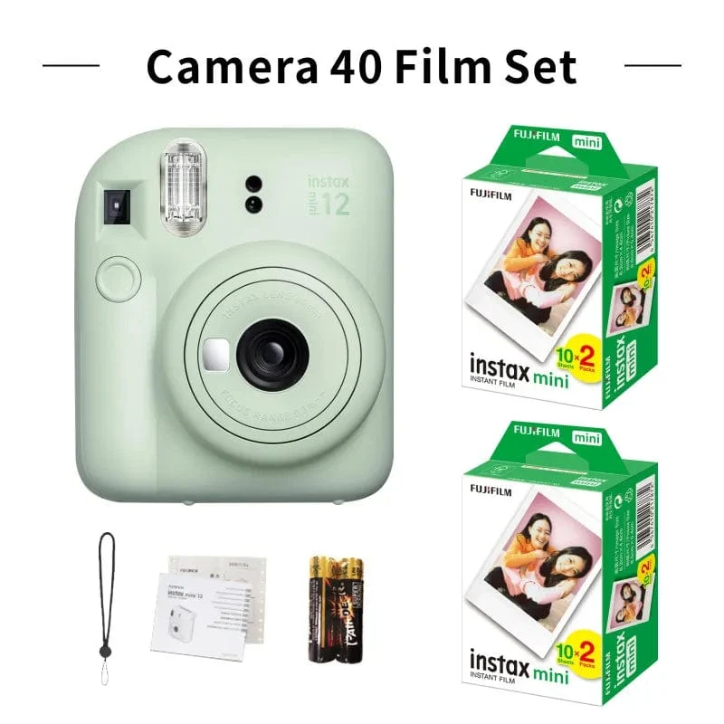 Echte Original Fujifilm Instax Mini 12 Film Sofortbildkamera mit Instax Mini Film Fotopapier Neuankömmling