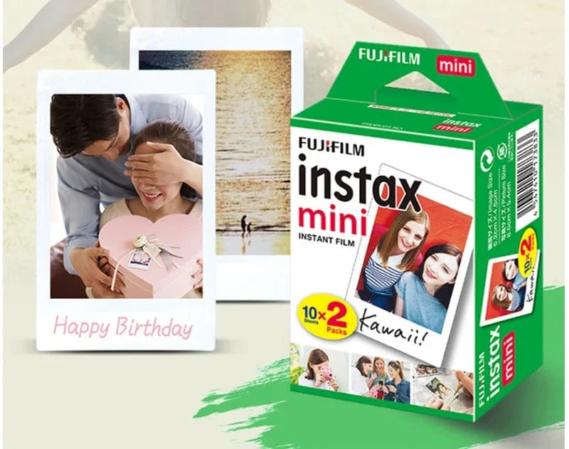 Fujifilm Instax Mini 12 9 Film Weißer Rand 10 20 40 60 100 Blätter/Packungen Fotopapier für Fuji Sofortbildkamera 8/7s/11/25/50/90/sp-2