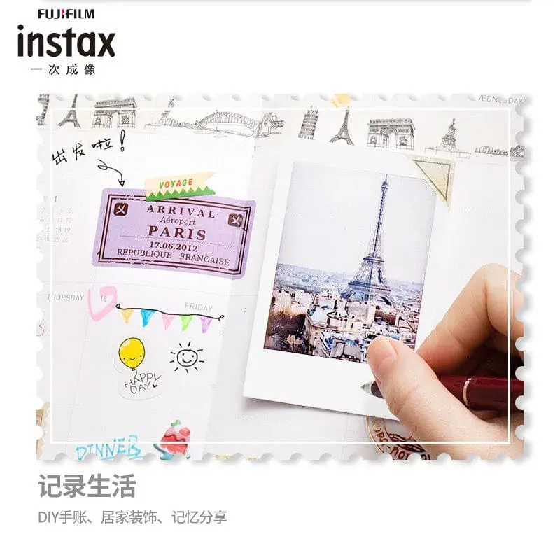 Fujifilm Instax Mini 12 9 Film Weißer Rand 10 20 40 60 100 Blätter/Packungen Fotopapier für Fuji Sofortbildkamera 8/7s/11/25/50/90/sp-2