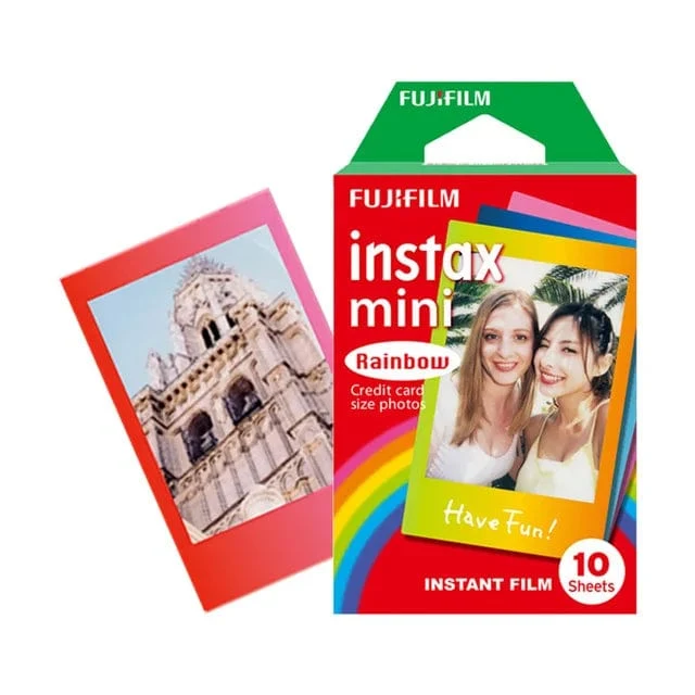 Fujifilm Instax Mini 12 9 Film Weißer Rand 10 20 40 60 100 Blätter/Packungen Fotopapier für Fuji Sofortbildkamera 8/7s/11/25/50/90/sp-2