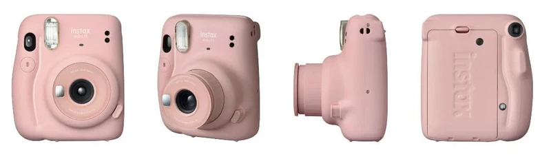 Original Fujifilm Instax Mini 12 Sofortbildkamera, Pink/Blau/Grau/Weiß/Lila, mit Instax Mini Film-Fotopapier