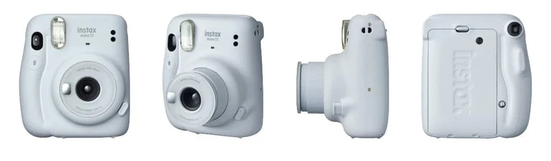 Original Fujifilm Instax Mini 12 Sofortbildkamera, Pink/Blau/Grau/Weiß/Lila, mit Instax Mini Film-Fotopapier