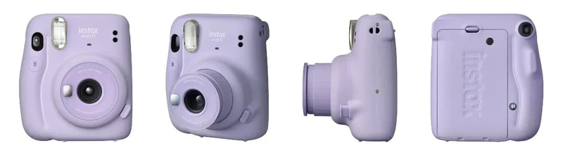 Original Fujifilm Instax Mini 12 Sofortbildkamera, Pink/Blau/Grau/Weiß/Lila, mit Instax Mini Film-Fotopapier