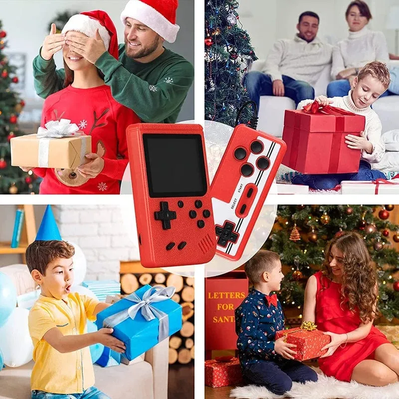 NEUE tragbare Retro-Mini-Videospielkonsole 8-Bit-Handheld-Spiel-Player Eingebaute 400 Spiele AV-Ausgang Spielkonsole Gameboy videojuego