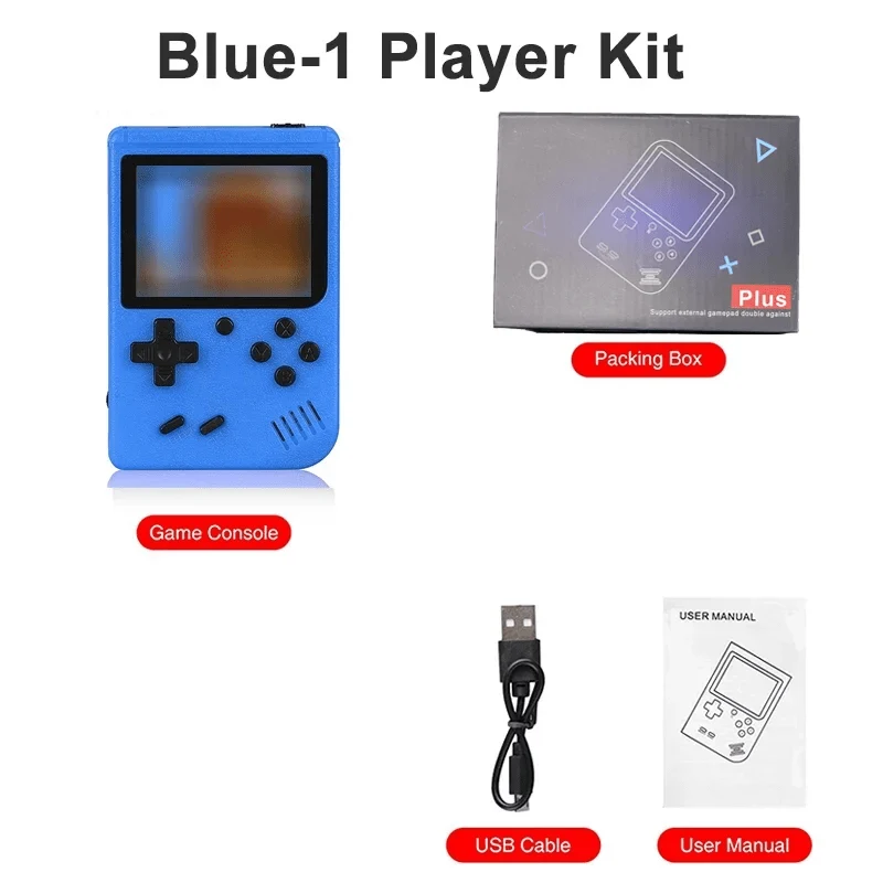 NEUE tragbare Retro-Mini-Videospielkonsole 8-Bit-Handheld-Spiel-Player Eingebaute 400 Spiele AV-Ausgang Spielkonsole Gameboy videojuego
