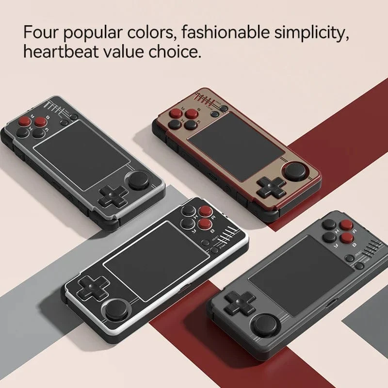 MIYOO A30 Handheld-Spielkonsole 2.8 Zoll IPS-Bildschirm Linux-System Horizontal Retro-Emulator Videokonsole Vibrationsmotor Kindergeschenke