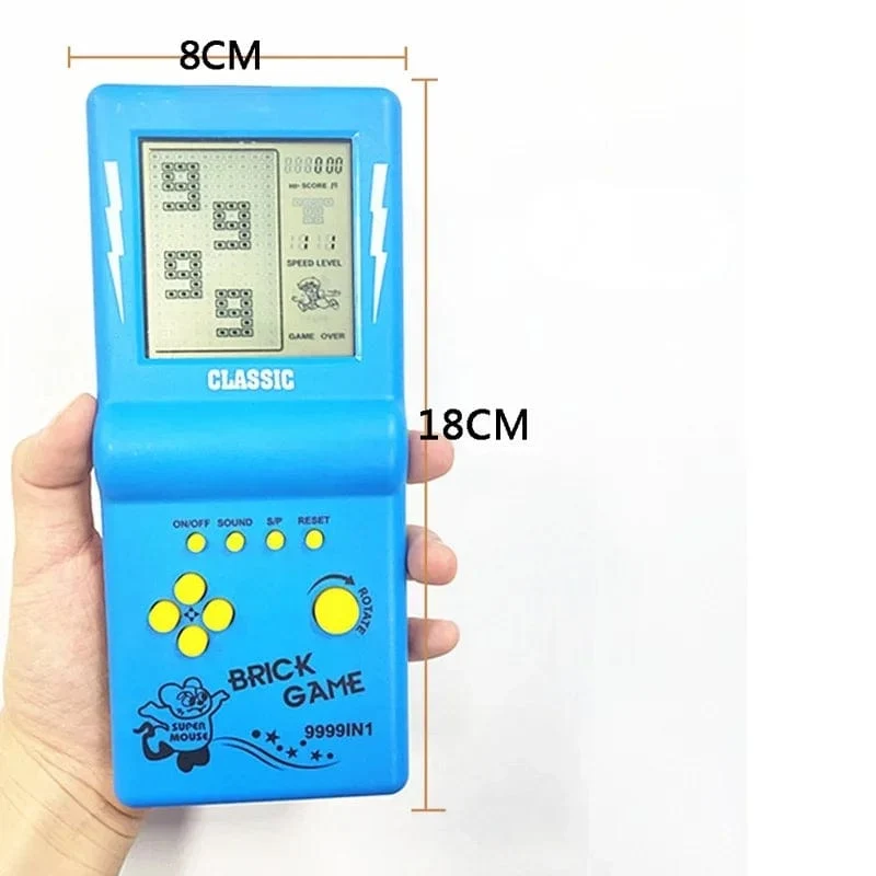 Neue tragbare klassische Spielkonsole Ziegel Spiel Handheld Spieler Nostalgische pädagogische Spielzeug Tasche ältere Kindheit Junge Geschenk