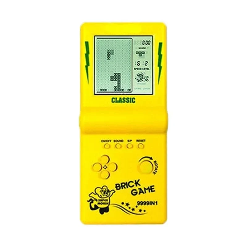 Neue tragbare klassische Spielkonsole Ziegel Spiel Handheld Spieler Nostalgische pädagogische Spielzeug Tasche ältere Kindheit Junge Geschenk