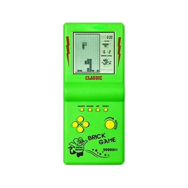 Neue tragbare klassische Spielkonsole Ziegel Spiel Handheld Spieler Nostalgische pädagogische Spielzeug Tasche ältere Kindheit Junge Geschenk