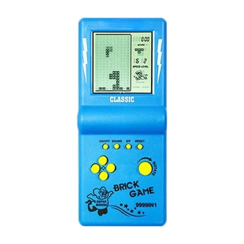 Neue tragbare klassische Spielkonsole Ziegel Spiel Handheld Spieler Nostalgische pädagogische Spielzeug Tasche ältere Kindheit Junge Geschenk