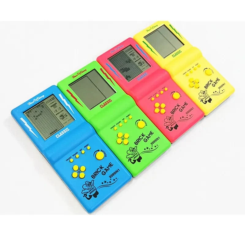 Neue tragbare klassische Spielkonsole Ziegel Spiel Handheld Spieler Nostalgische pädagogische Spielzeug Tasche ältere Kindheit Junge Geschenk