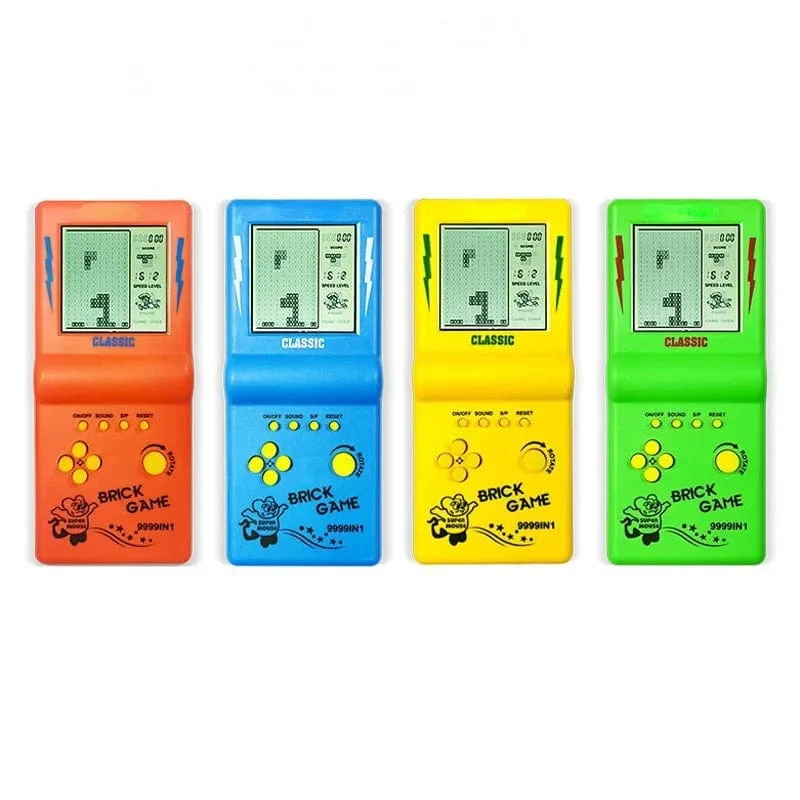 Neue tragbare klassische Spielkonsole Ziegel Spiel Handheld Spieler Nostalgische pädagogische Spielzeug Tasche ältere Kindheit Junge Geschenk