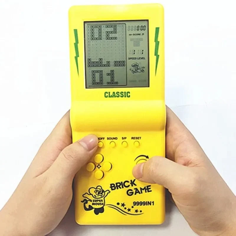 Neue tragbare klassische Spielkonsole Ziegel Spiel Handheld Spieler Nostalgische pädagogische Spielzeug Tasche ältere Kindheit Junge Geschenk