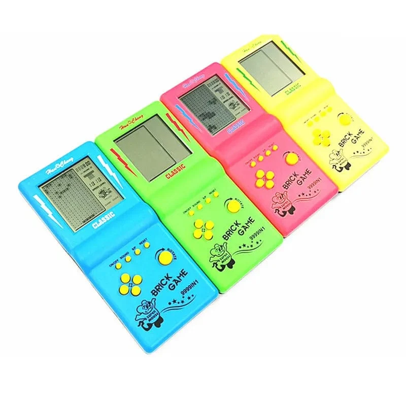Neue tragbare klassische Spielkonsole Ziegel Spiel Handheld Spieler Nostalgische pädagogische Spielzeug Tasche ältere Kindheit Junge Geschenk