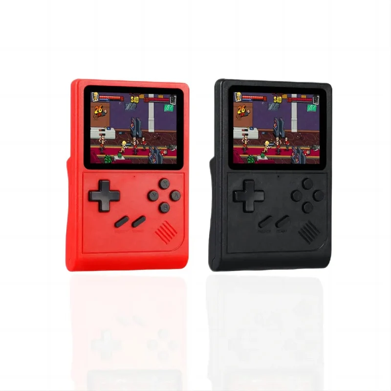 GB300 Tragbarer Handheld-Spielspieler 3.0-Zoll-Bildschirm TV-Videospielkonsole AV-Ausgang Retro-Spielkonsole Eingebaute 8G 6000+ Spiele