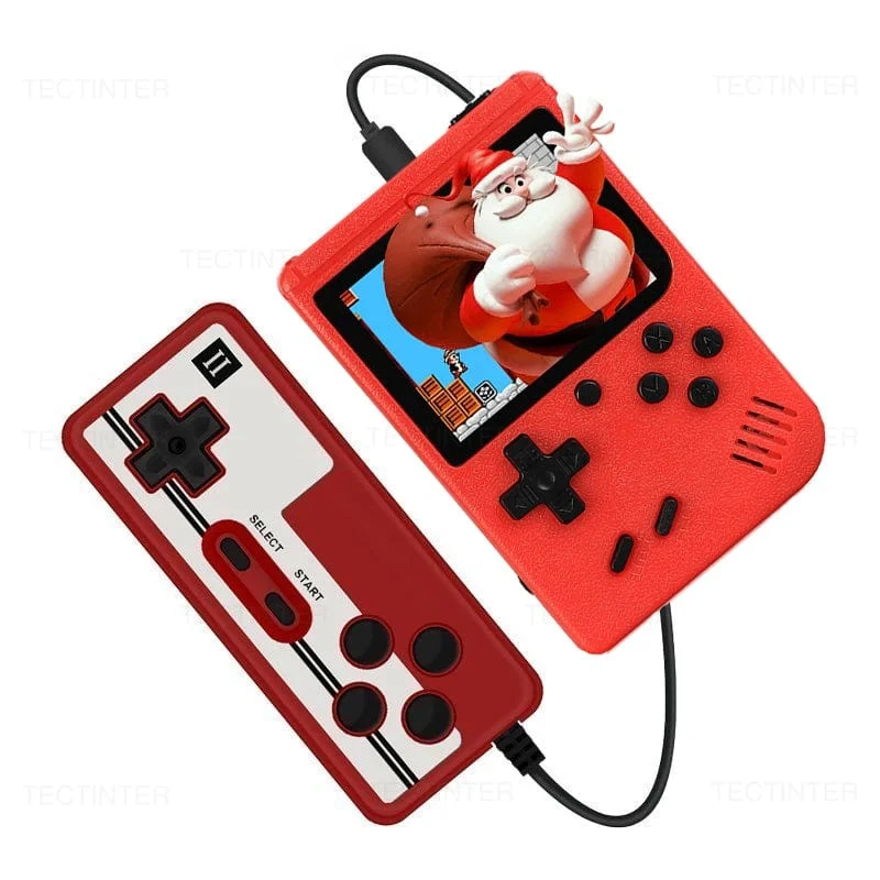 Tragbare Retro Mini-Videospielkonsole 8-Bit Handheld-Spiel-Player Eingebaute 500 Spiele AV Out Spielkonsole Gameboy videojuego