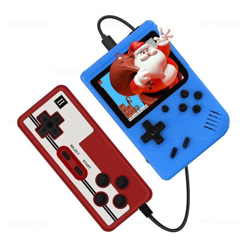 Tragbare Retro Mini-Videospielkonsole 8-Bit Handheld-Spiel-Player Eingebaute 500 Spiele AV Out Spielkonsole Gameboy videojuego
