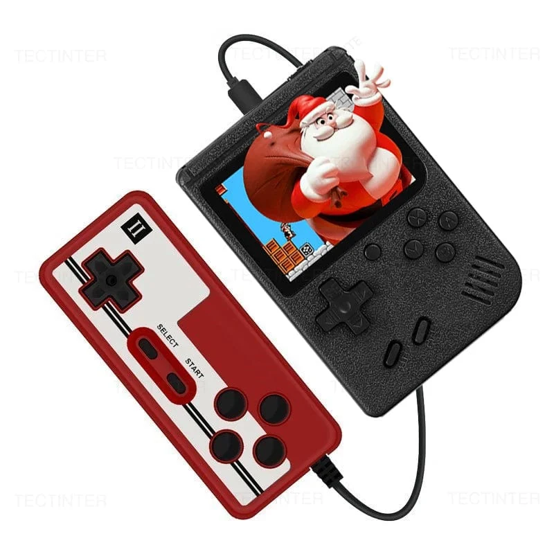 Tragbare Retro Mini-Videospielkonsole 8-Bit Handheld-Spiel-Player Eingebaute 500 Spiele AV Out Spielkonsole Gameboy videojuego