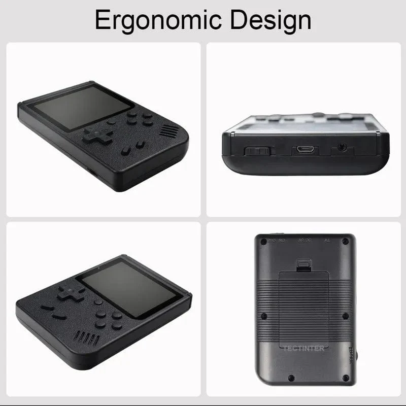 Tragbare Retro Mini-Videospielkonsole 8-Bit Handheld-Spiel-Player Eingebaute 500 Spiele AV Out Spielkonsole Gameboy videojuego