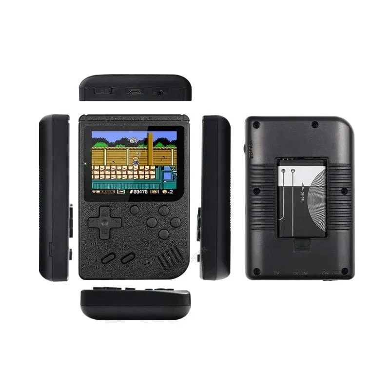 Tragbare Retro Mini-Videospielkonsole 8-Bit Handheld-Spiel-Player Eingebaute 500 Spiele AV Out Spielkonsole Gameboy videojuego