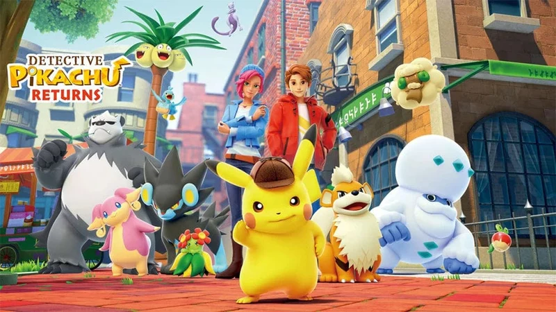 Detective Pikachu Returns Nintendo Switch-Spielangebote 100 % originale physische Spielkarte Einzelspieler-Abenteuergenre für Switch