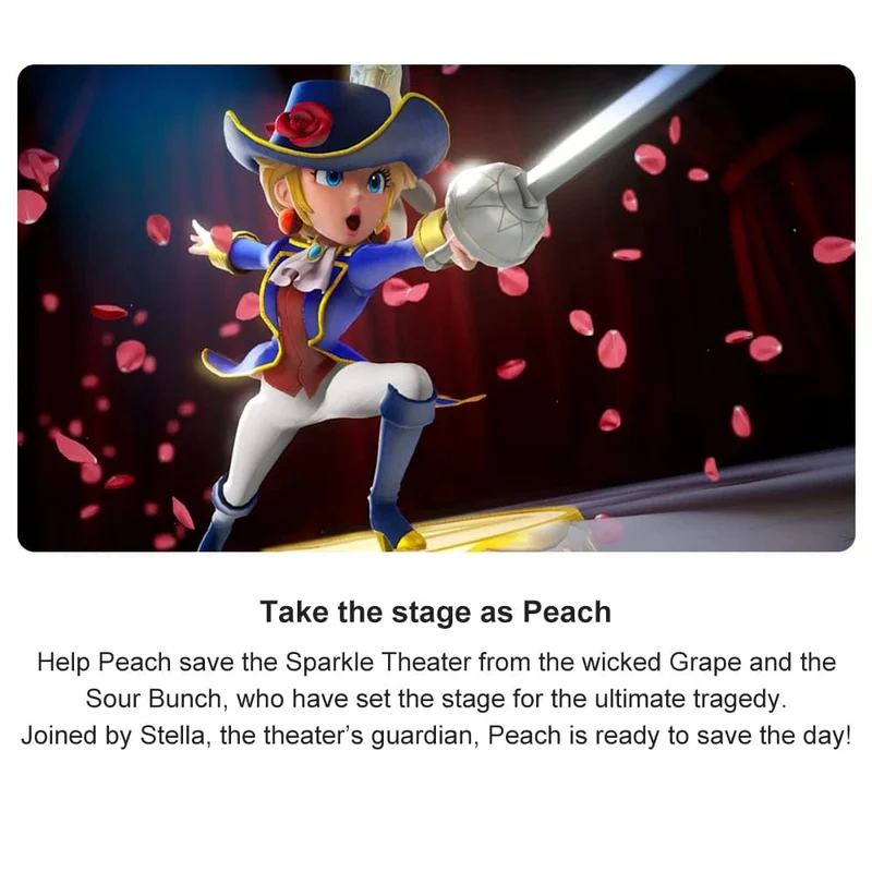 Prinzessin Peach: Showtime! Nintendo Switch-Spieleangebote 100 % offizielle originale physische Spielkarte für Nintendo Switch OLED Lite