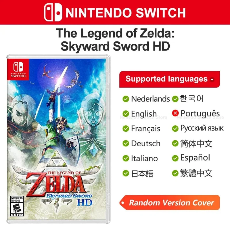 The Legend of Zelda Skyward Sword HD Nintendo Switch-Spielangebote, 100 % offizielle originale physische Spielkarte für Switch OLED Lite