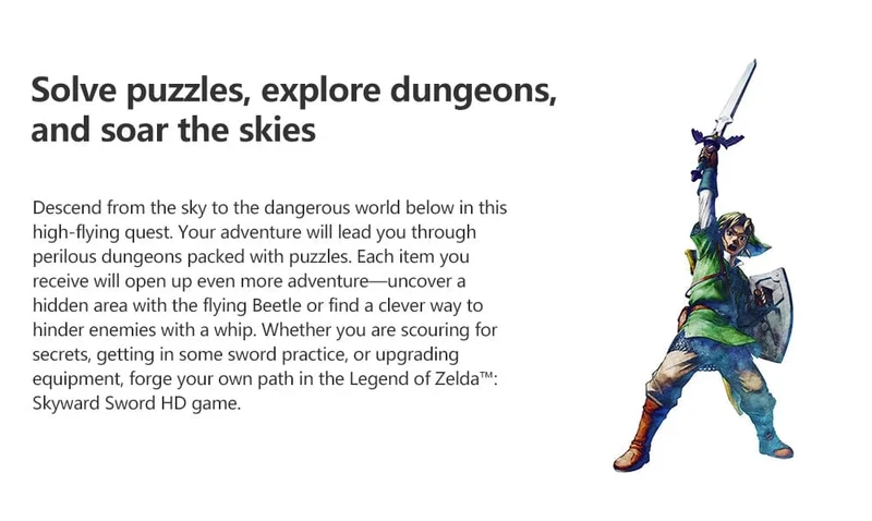 The Legend of Zelda Skyward Sword HD Nintendo Switch-Spielangebote, 100 % offizielle originale physische Spielkarte für Switch OLED Lite