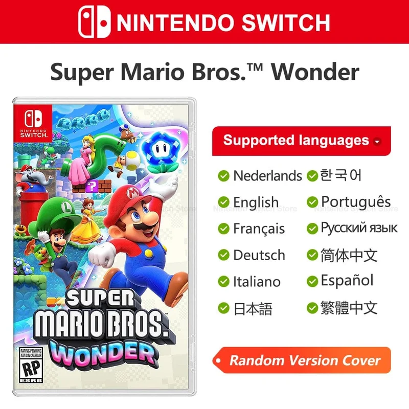 Super Mario Bros. Wonder Nintendo Switch-Spielangebote, 100 % offizielles Original, physische Spielkarte, Action-Genre, für Switch OLED Lite