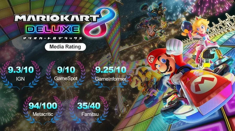 Mario Kart 8 Deluxe Nintendo Switch-Spielangebote, 100 % offizielles Original, physische Spielkarte, Rennsport-Genre für Switch OLED Lite