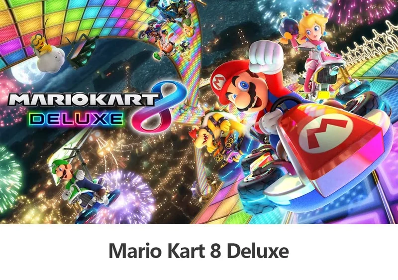 Mario Kart 8 Deluxe Nintendo Switch-Spielangebote, 100 % offizielles Original, physische Spielkarte, Rennsport-Genre für Switch OLED Lite