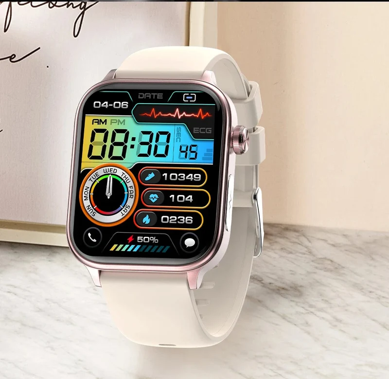 2024 Neue Smartwatch für medizinische Zwecke mit EKG + PPG für Frauen, Blutzucker, Blutfett, Harnsäure, Menstruationsgesundheits-Tracker für Frauen, Smartwatches