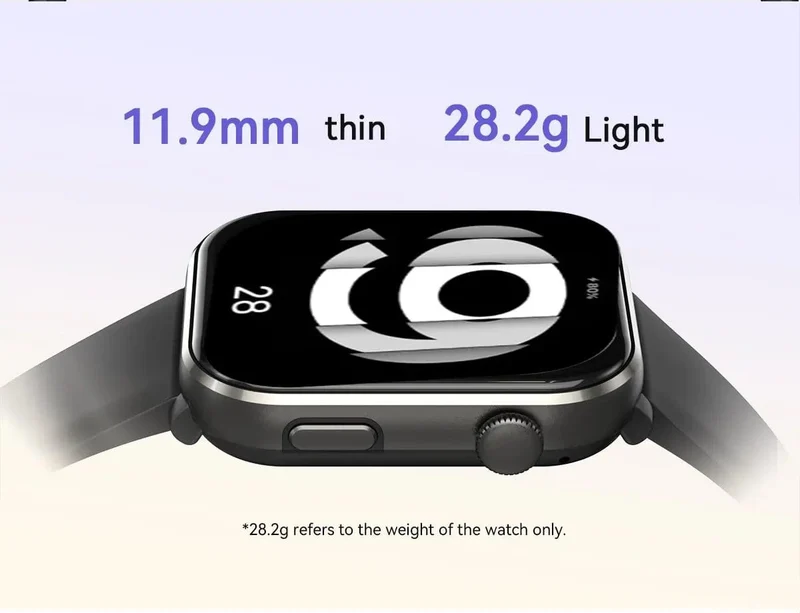 [Weltpremiere] Blackview Smartwatch R60 Uhr 1.96'' AMOLED-Display 800mAh Bluetooth-Telefonanrufe Gesundheits- und Fitness-Tracking