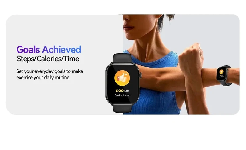 [Weltpremiere] Blackview Smartwatch R60 Uhr 1.96'' AMOLED-Display 800mAh Bluetooth-Telefonanrufe Gesundheits- und Fitness-Tracking