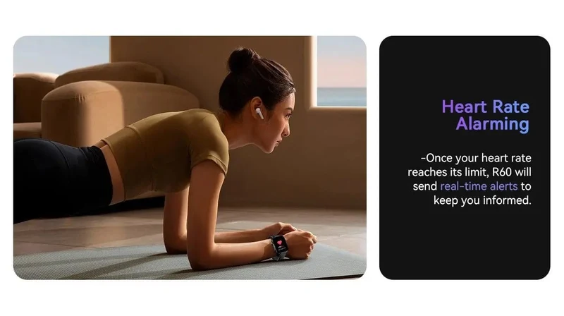 [Weltpremiere] Blackview Smartwatch R60 Uhr 1.96'' AMOLED-Display 800mAh Bluetooth-Telefonanrufe Gesundheits- und Fitness-Tracking