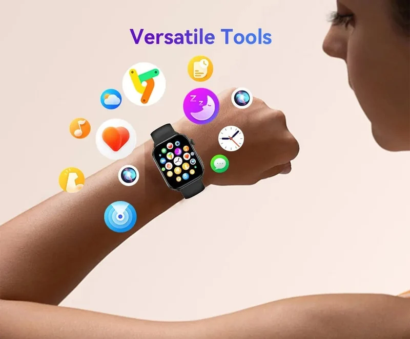[Weltpremiere] Blackview Smartwatch R60 Uhr 1.96'' AMOLED-Display 800mAh Bluetooth-Telefonanrufe Gesundheits- und Fitness-Tracking