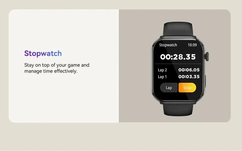 [Weltpremiere] Blackview Smartwatch R60 Uhr 1.96'' AMOLED-Display 800mAh Bluetooth-Telefonanrufe Gesundheits- und Fitness-Tracking