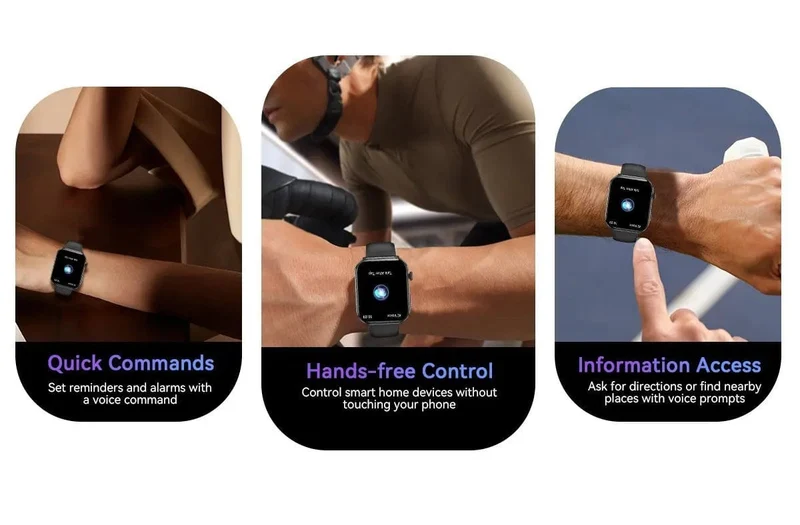 [Weltpremiere] Blackview Smartwatch R60 Uhr 1.96'' AMOLED-Display 800mAh Bluetooth-Telefonanrufe Gesundheits- und Fitness-Tracking