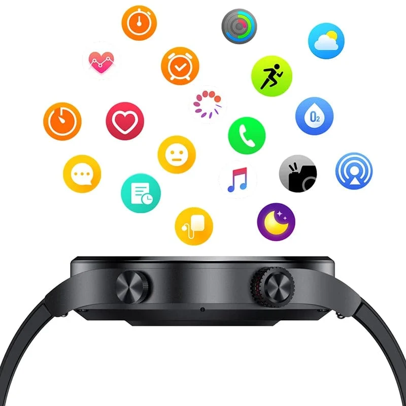 NFC Bluetooth Call Smart Watch Herren Vollbild GPS Sportarmband Wasserdicht EKG Gesundheitsmonitor SmartWatch für iOS Android 2024
