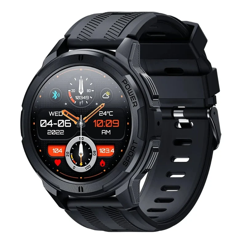 C25 Smartwatches für Männer AMOLED-Bildschirm 1.43 Zoll 1ATM Wasserdicht Pulsmesser Sport Smartwatch Bluetooth Anruf Frauen Fitness