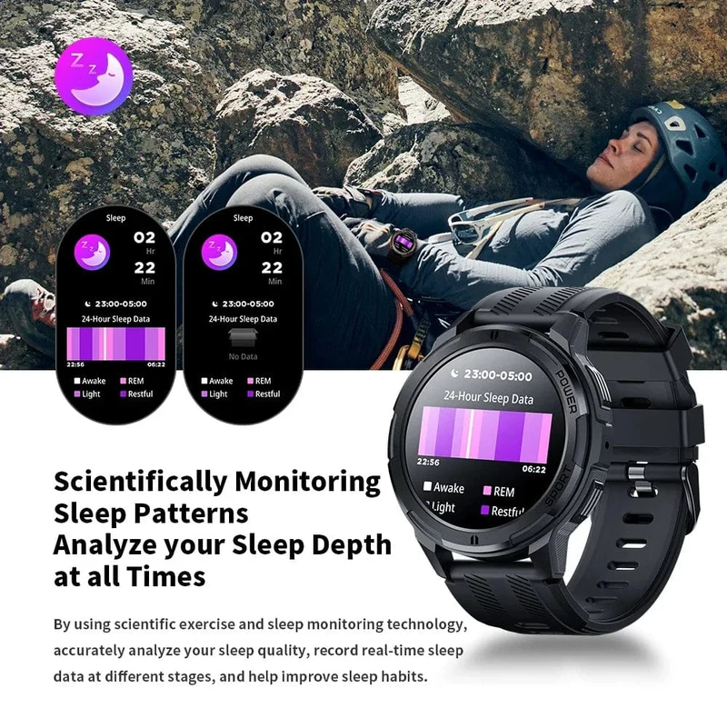 C25 Smartwatches für Männer AMOLED-Bildschirm 1.43 Zoll 1ATM Wasserdicht Pulsmesser Sport Smartwatch Bluetooth Anruf Frauen Fitness